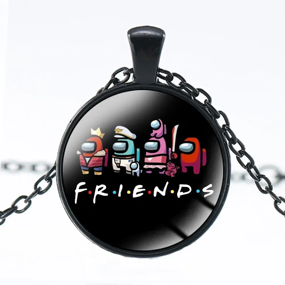 Лидер продаж ожерелье с фигуркой игровой FIMAODZ для женщин и мужчин стеклянный