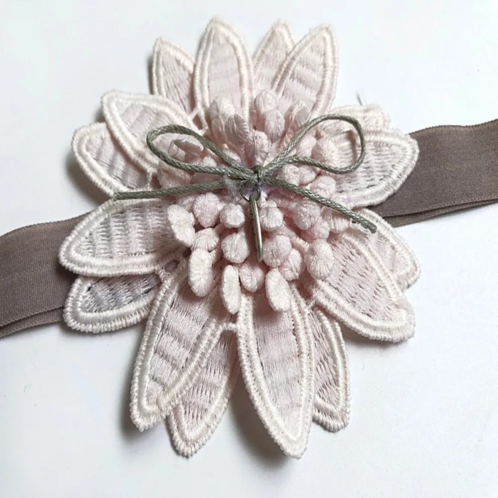 Baby Headband Hair Sharp Angle Flower Ribbon Newborn Toddler Turban Haarband Accessories Bandeau Bebe Fille | Детская одежда и