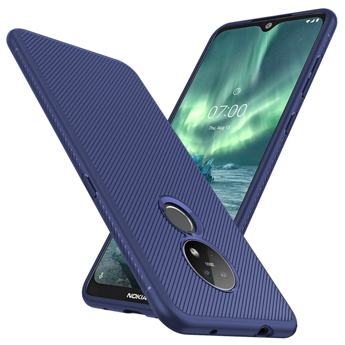 Moonmini для Nokia 7 2 6 чехол мягкий термополиуретановый устойчивый к царапинам