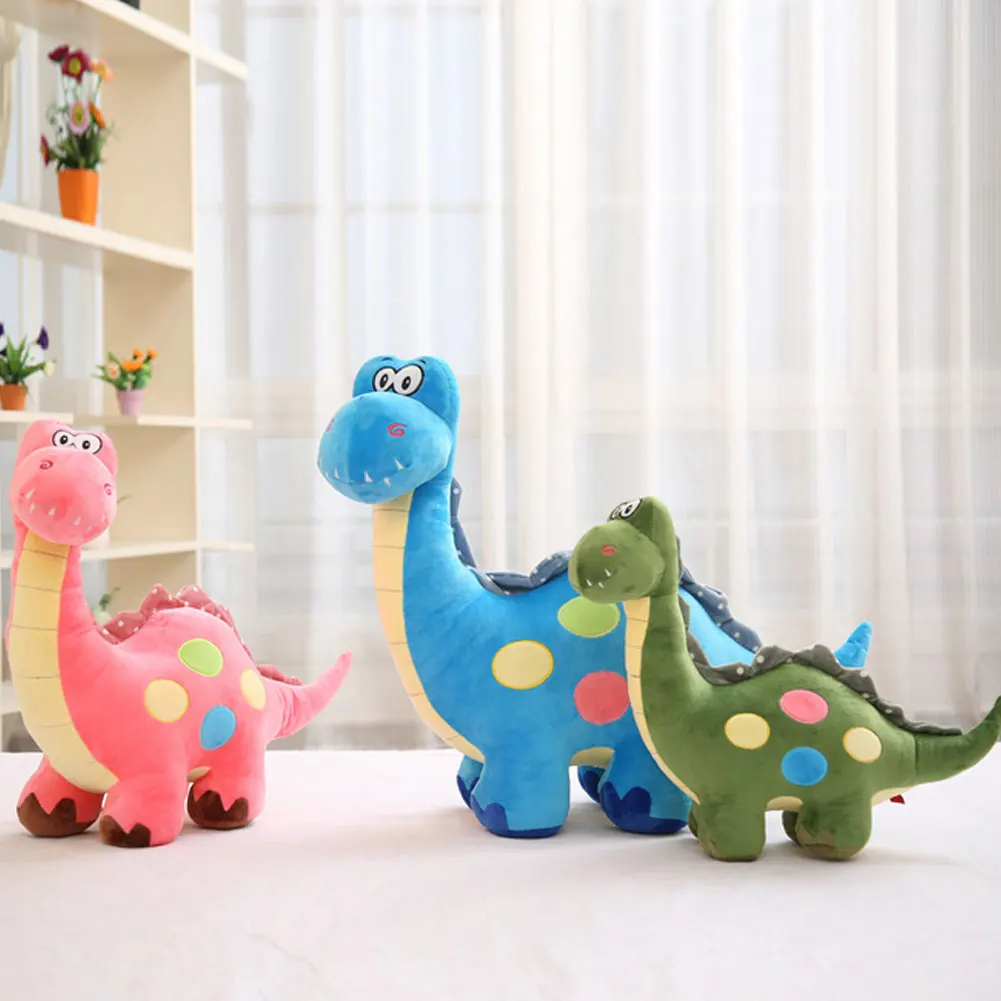 35cm Blue Stuffed Dinosaur Plush Toy Cute Soft Cartoon Hugging Pillow Doll for Baby Girl Boy Kids Birthday Gifts | Игрушки и хобби