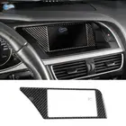Для Audi A4 B8 2009 2010 2011 2012 2013 2014 2016 углеродное волокно внутренняя навигационная панель предупреждающая лампа рамка отделка крышка