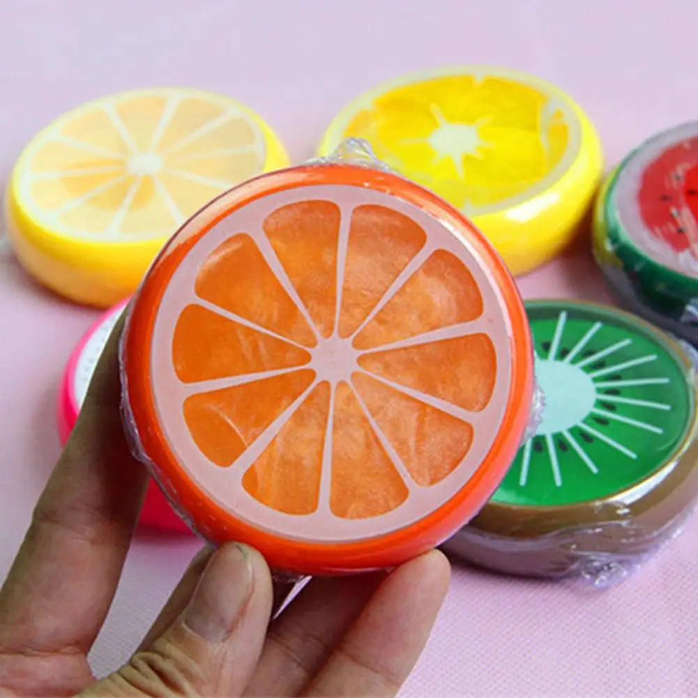 Антистрессовая Волшебная фруктовая кристальная глина резиновая грязь пластилин