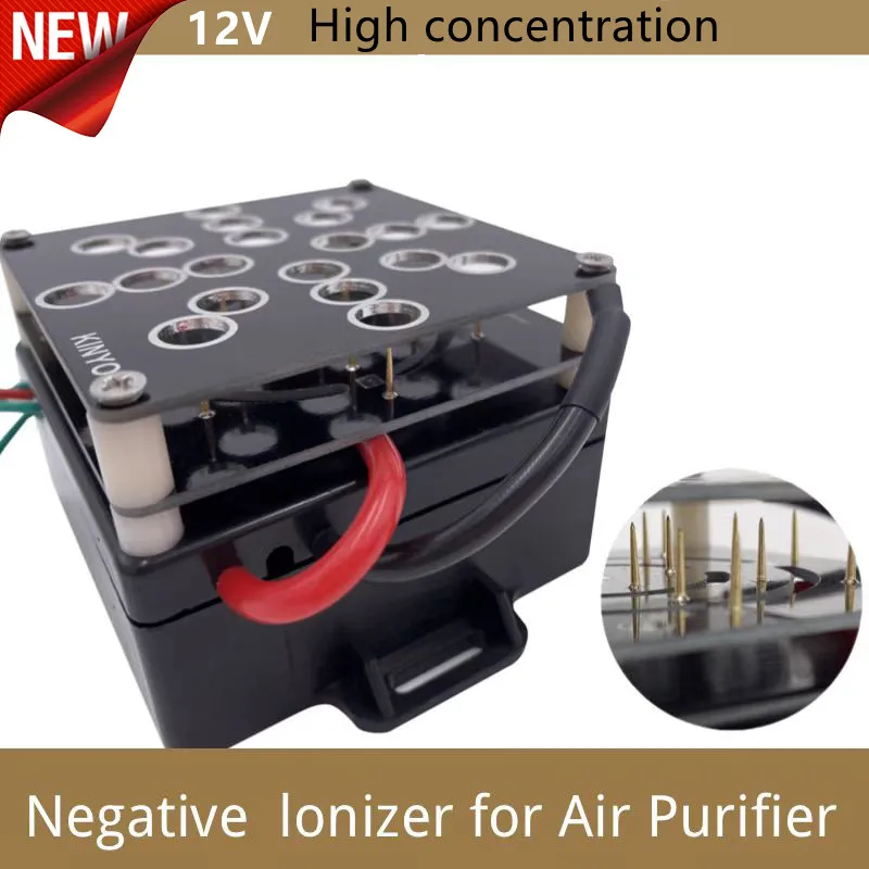 

DC12V Negative Ionizer Negative Air Ionization Air Purifier Remove Smoke Dust Air Purifiers Negative Ion Anion Generator Ionizer