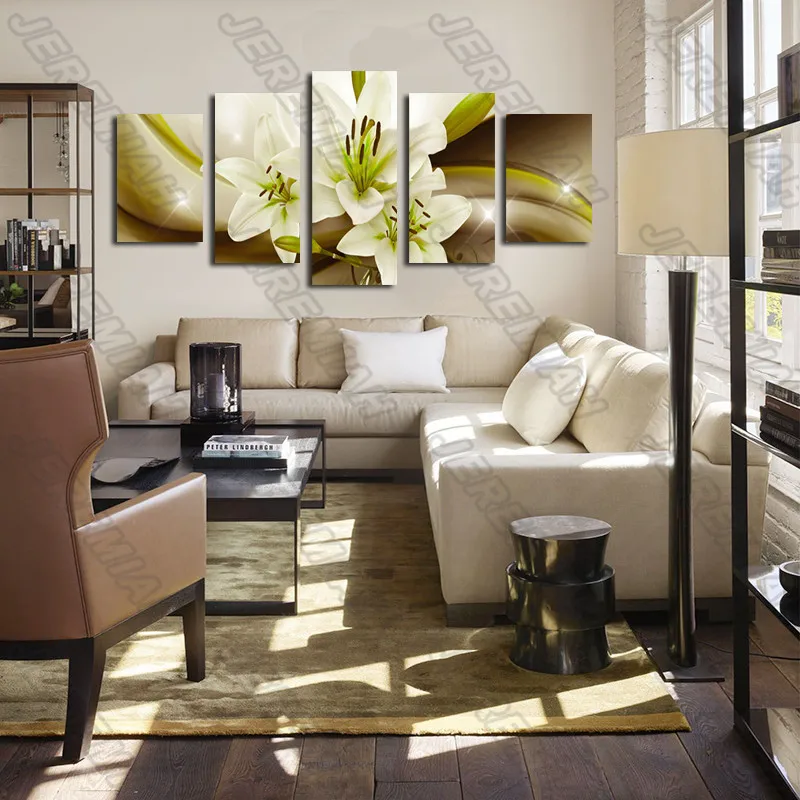

Decoration Poster Blooming Flowers Canvas Painting Print Art Picture Modern Living Room Decoration