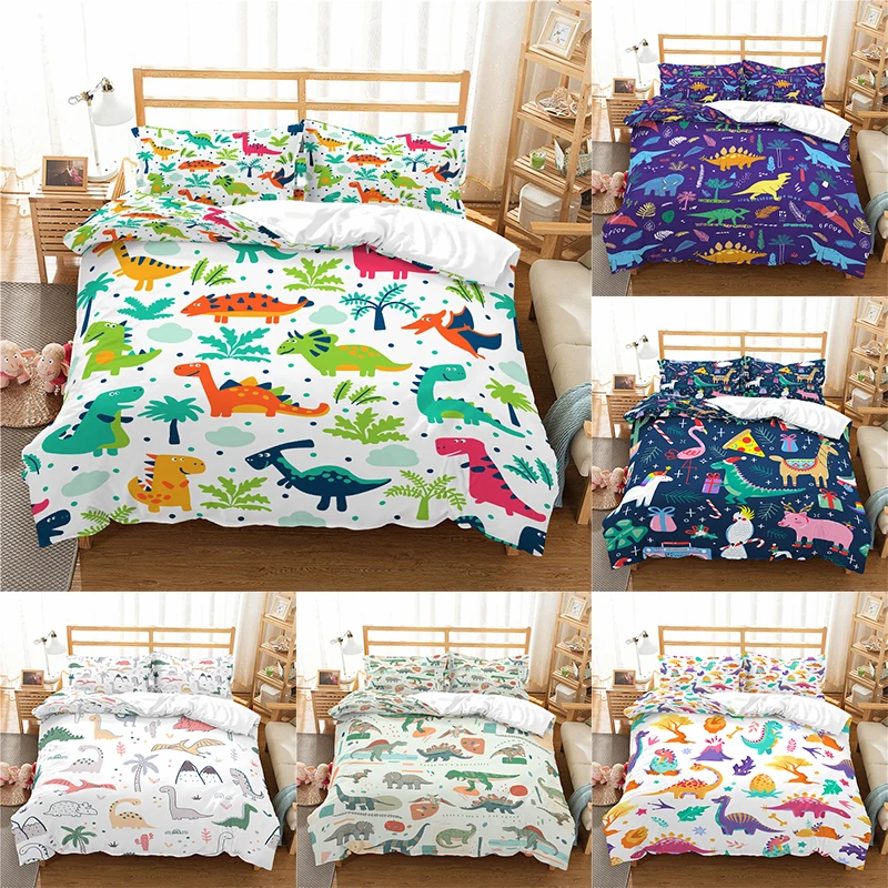 

Home Textile Luxury 3D S Print 2/3Pcs Comfortable Duvet Cover PillowCase Bedding Sets Queen And King EU/US/AU Size