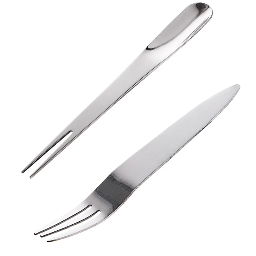 Закуска десертных вилок Нержавеющая сталь Мини Фруктовый салат торт вилки для