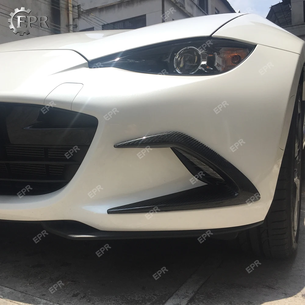 Для Mazda MX5 ND5RC родстер Miata SBLZ переднего бампера добавить на углеродного волокна