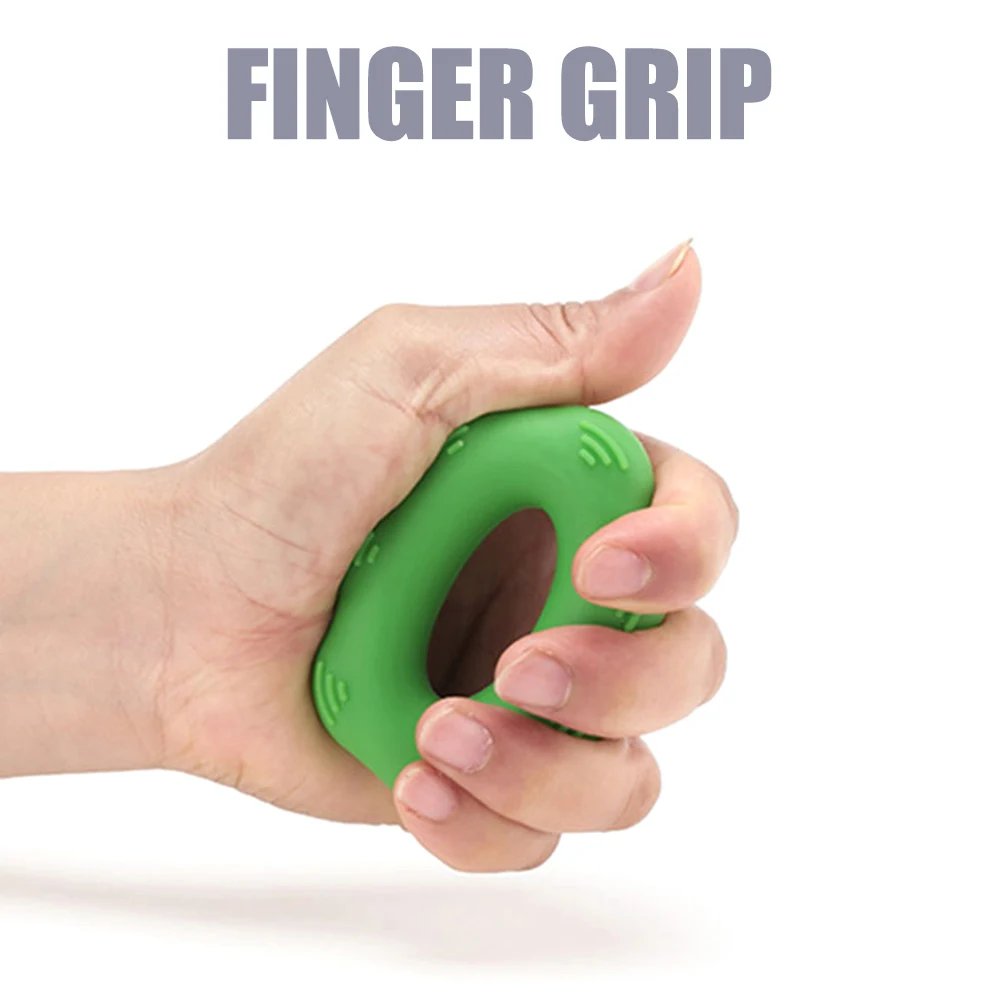 Силиконовый гелевый тренажер для пальцев кольцо тренировок фитнес оборудование