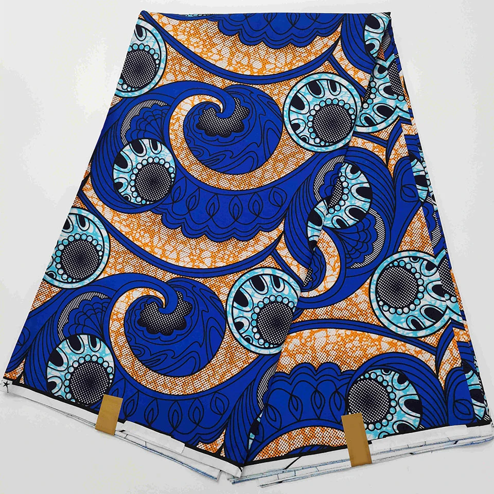 

6 Yards Mitex Wax Print/ African Fabrics Kitenge/Pagnes/Tissues Africain/ Lapa/Chitenge HS-21