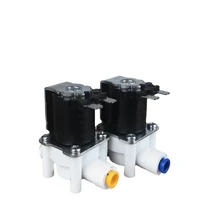 1pc water purifier accessories valve switch 2 points quick connect water inlet solenoid valve waste water combination