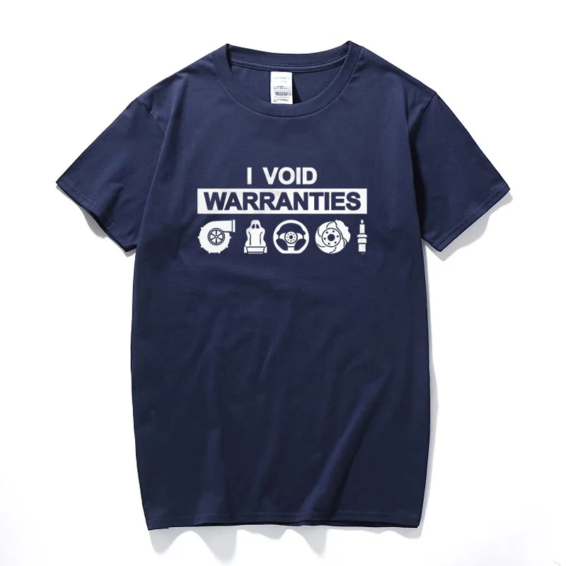

I Void Warranties Tshirt Mens Car Auto Race Drift Drag Birthday Gift Top Cotton Short Sleeve T-shirt Camisetas Hombre Tee shirt