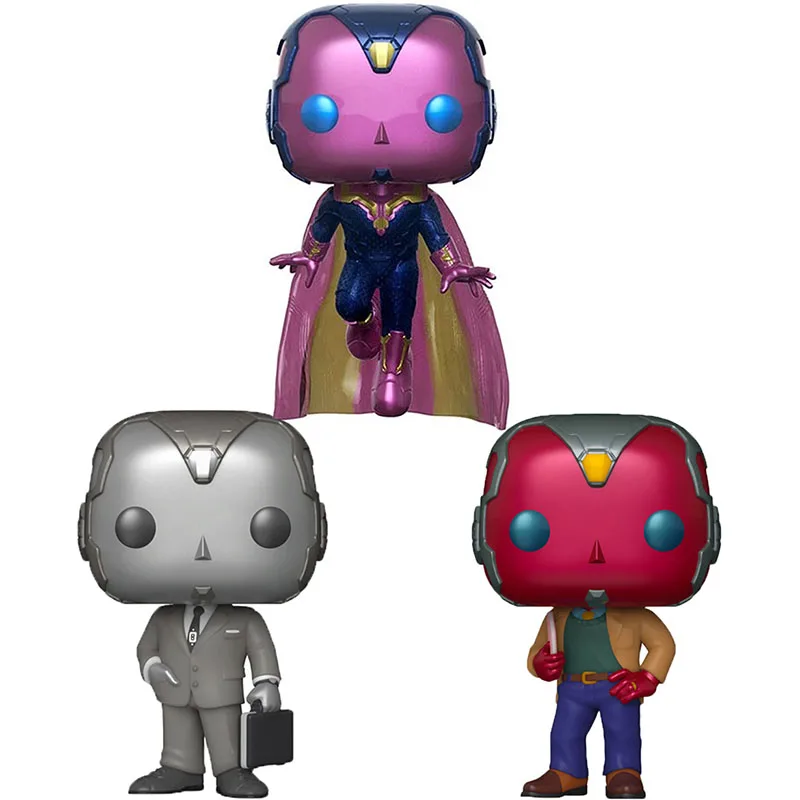 Экшн фигурка Marvel's The Avengers VISION #307 50S #714 70S #718 POP Коллекционная модель игрушки для