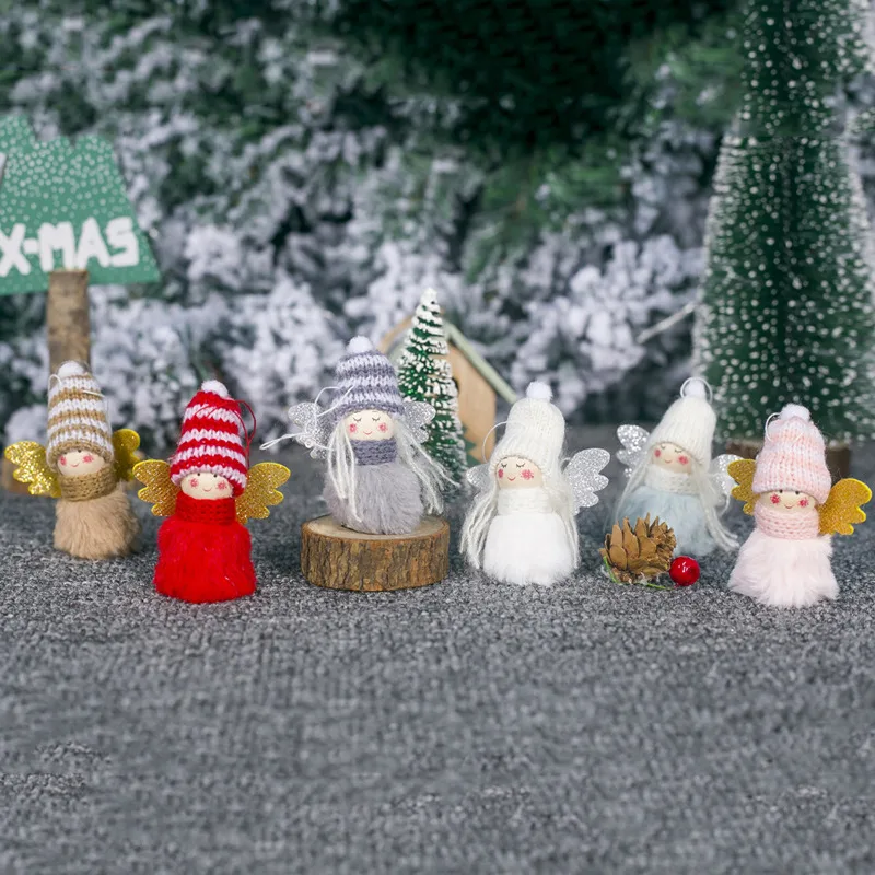 Christmas Decorations for Home Lovely Angel Dolls Hanging Pendant Christmas Tree Decoration Ornaments Xmas New Year Decor Gifts