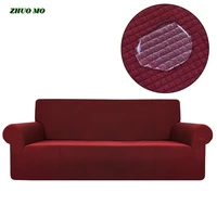polar fleece sofa cover universal waterproof couch covers solid color elastic slipcover non slip full wrap sofa seat covering
