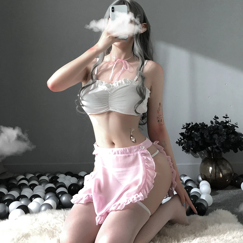 Сексуальная аниме школьная девушка эротический наряд для женщины