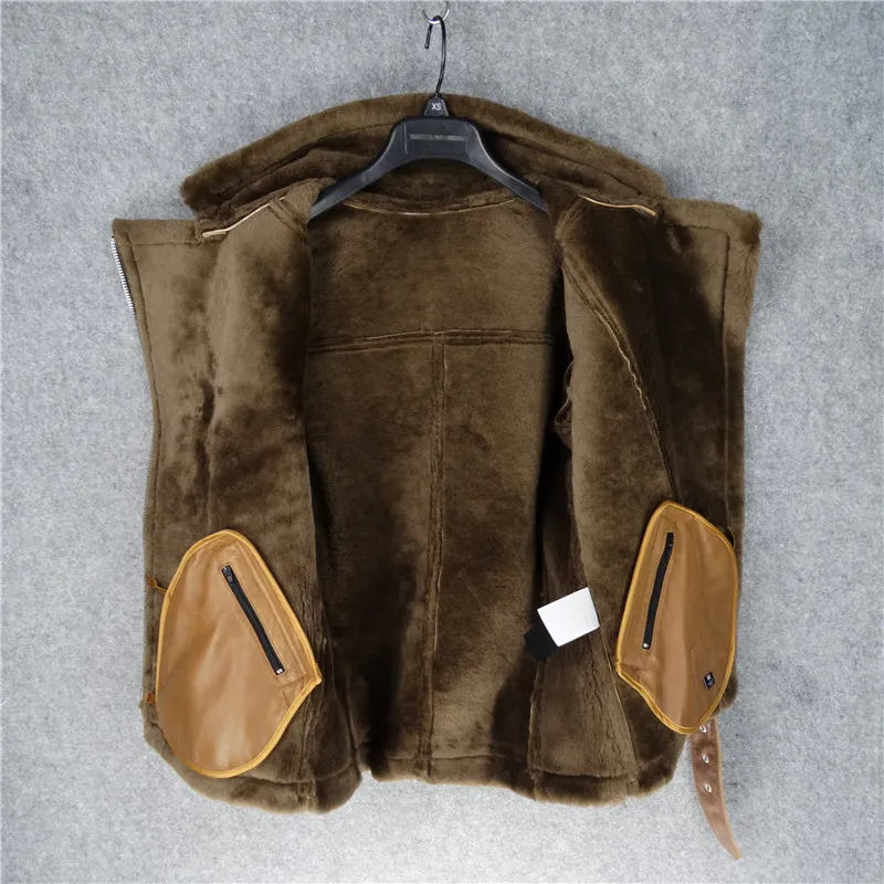 Брендовое Женское пальто из овечьей кожи 2020 100% шерсти кашемировая подкладка