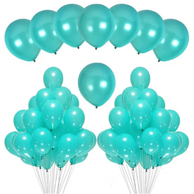 Tiffany 20 шт. 12 дюймов Свадебные латексные шары украшения для дня рождения Надувные Воздушные шары Детские игрушки детский душ баллон гелия - Color: Tiffany