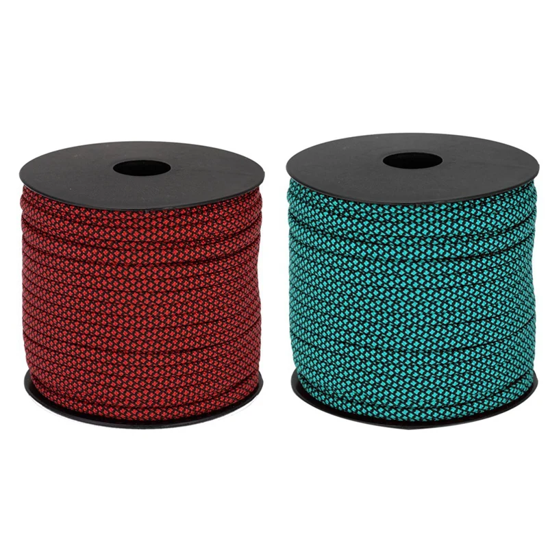 Moocy 2 шт Кемпинг параккорд 4 мм 50 метров 7 нитей зонтик веревка для наружного