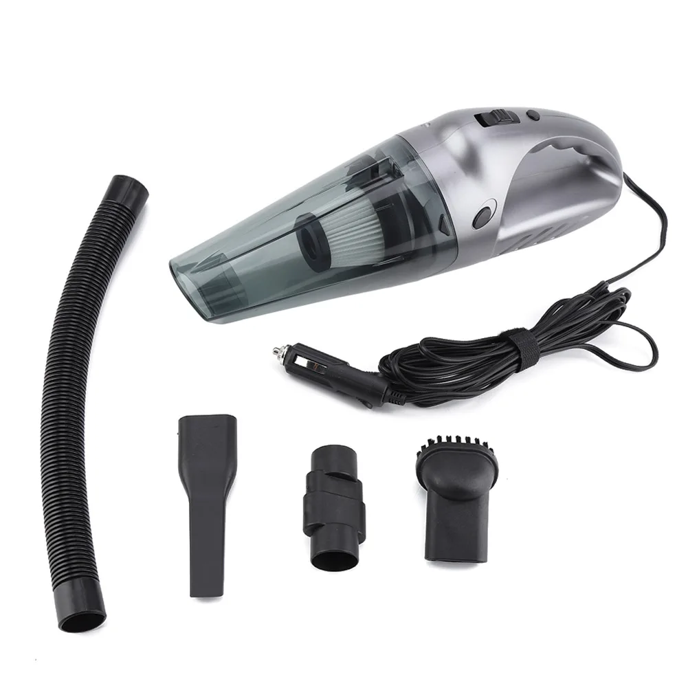 

DC12V 120W Portable Car Vacuum Cleaner Wet Dry Dust Dirt Handheld Remover Featured With LED Light