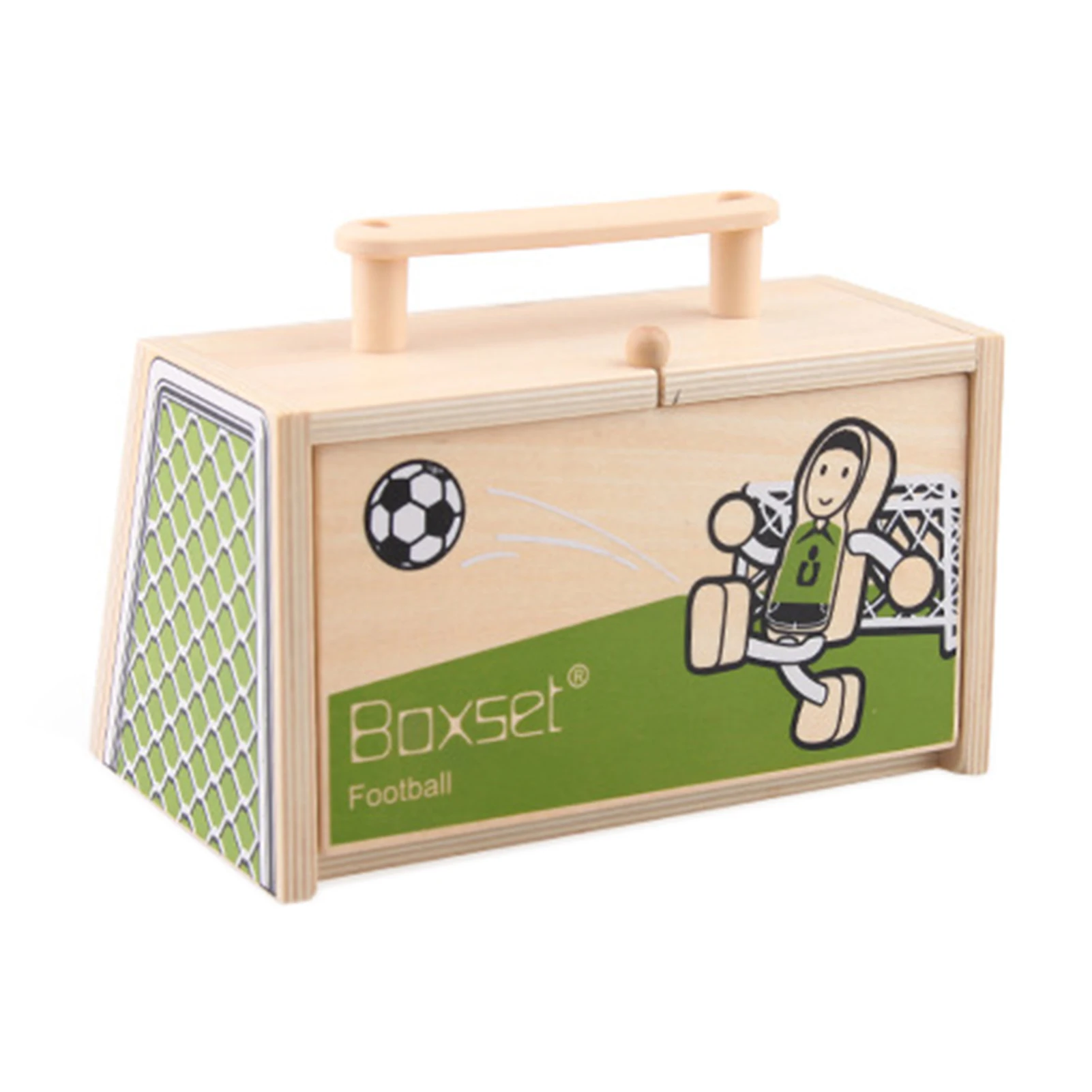 

Mini Table Football Game Portable Folding Table Football Wooden Toy Box Set For Parent-child Toys Child Education Toys