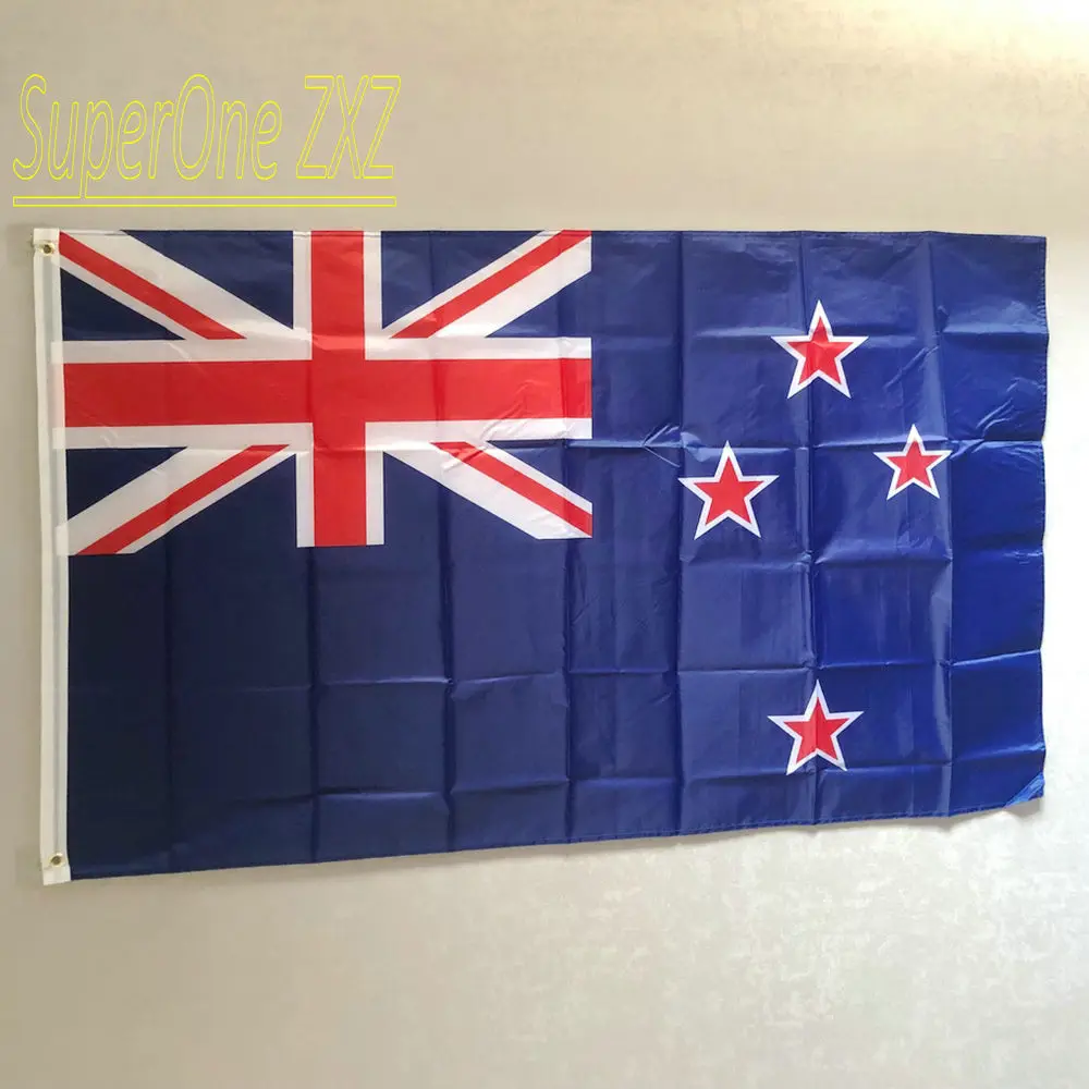 Бесплатная доставка флаг Новой Зеландии ZXZ баннер 90x150 см подвесной NZ NZL | Дом и сад