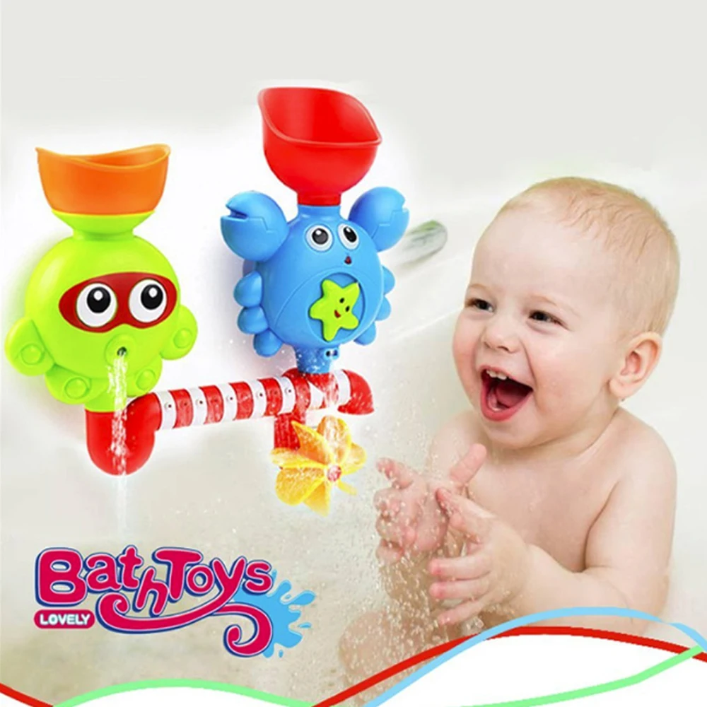 Детская игрушка для ванны Водопад с двумя штабелируемыми чашками|Игрушки ванной|
