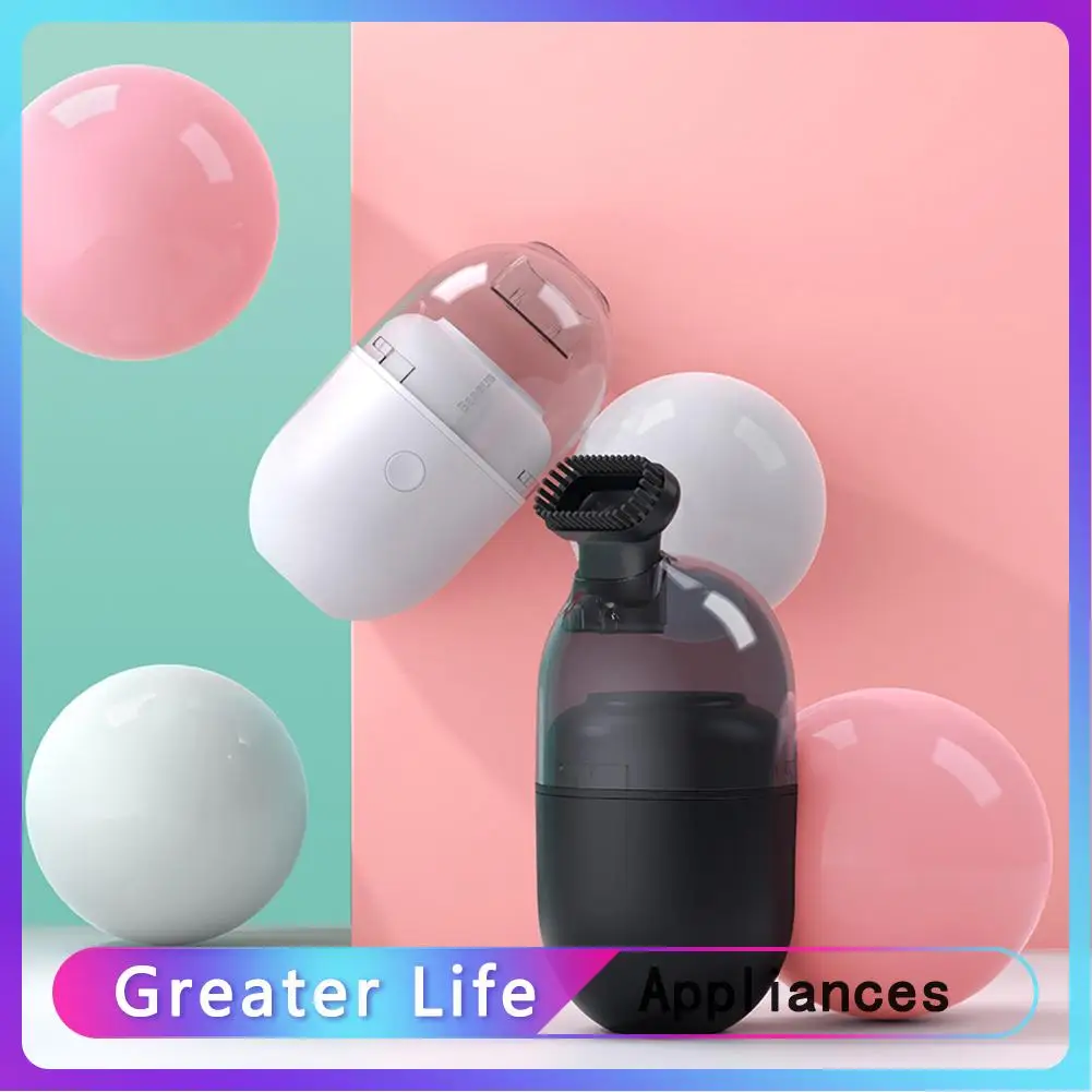 

Baseus C2 Desktop Vacuum AA Battery OperatedCordlessMini Dust Cleaner