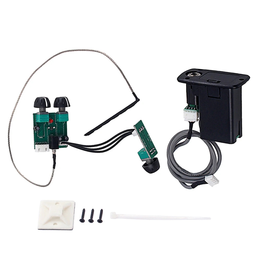 3 полосный активная пьезо звукосниматель предусилитель Системы для 814 адаптеры