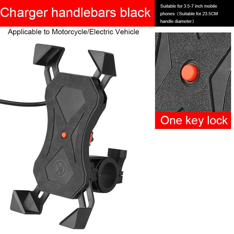 Держатель для мобильного телефона мотоцикла велосипеда устойчивый зажим