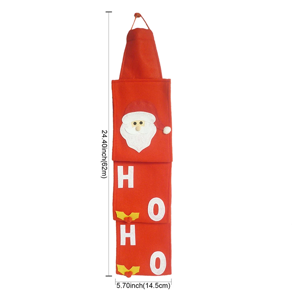 Santa Towel Set Covers Cloth Holder Bathroom Papers Bag Christmas Paper Xmas Decoration Hanging Ornament | Дом и сад