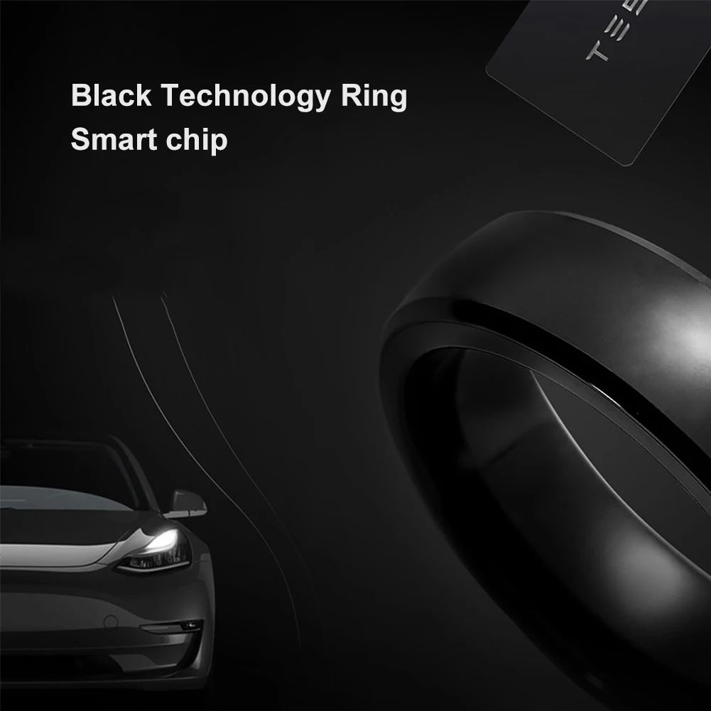 Автомобильный Умный брелок для ключей из углеродного волокна с футляром