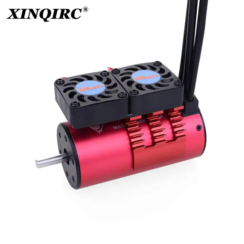 

1 / 10 1 / 8 RC car upgrade part 540 550 3650 3660 3670 3674 motor cooling fan brushless motor radiator dual fan