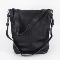 high quality 100 soft genuine leather handbags for women large shoulder bag casual daily bucket tote cowhide lady crossbody bag