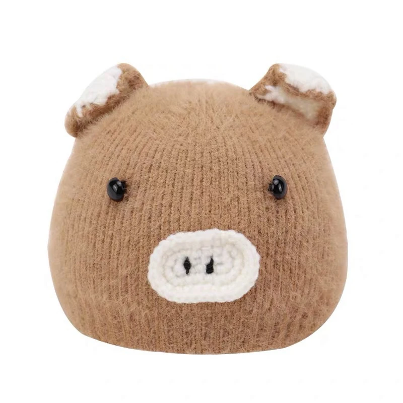 

Baby Wool Hat Boy Baby Girl Baby Autumn Winter Keep Warm Knitted Cap Children Windproof Ear Protectors Plus Cashmere Hats TG0152