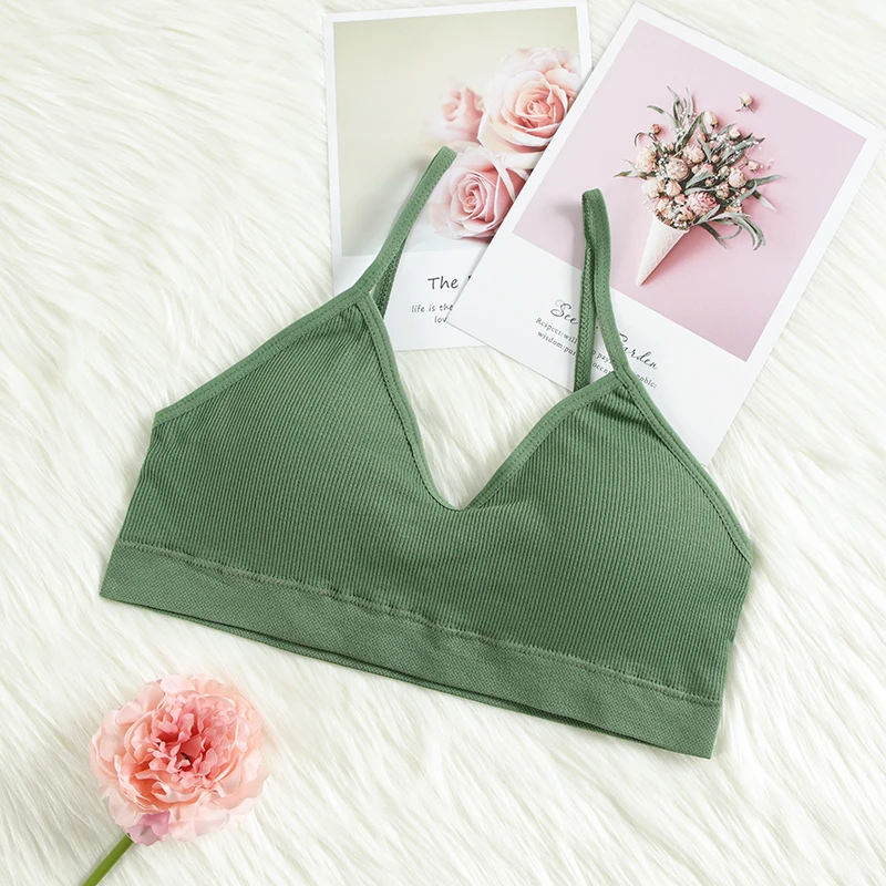 Бюстгальтер CHRLEISURE без косточек эластичный с чашками пуш-ап 2021 | Женская одежда