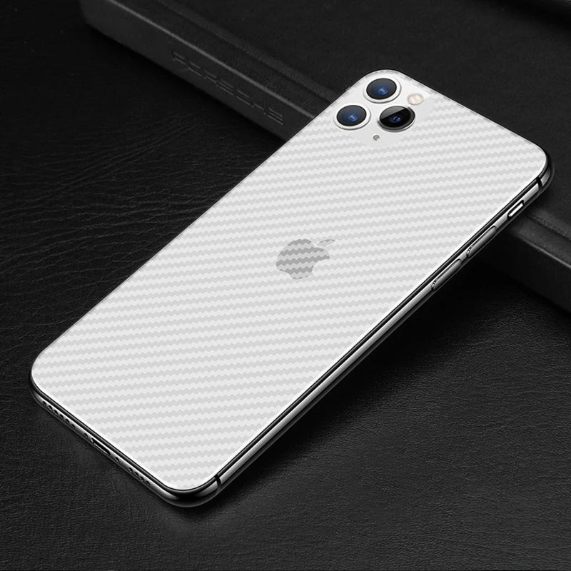 Задняя пленка из углеродного волокна для Apple iPhone 11 Pro 11Pro Max 3D полное покрытие