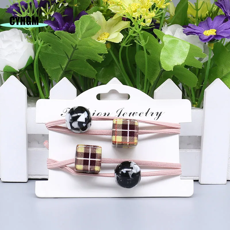 

New Fashion korean amber designer Hair rope Accessories for Women hair ties scrunchies elastic hair bands Girls Hair Band A05-8