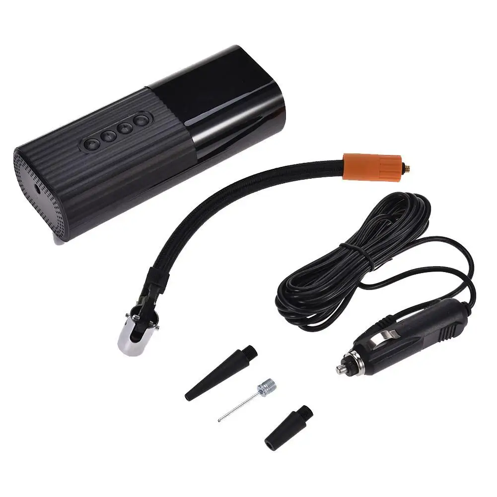 

Inflatable Pump Car Air Pump Portable Air Compressor With LED Lighting Tyre Inflator 70PSI Wire Air Pump For Car Bicycle Balls