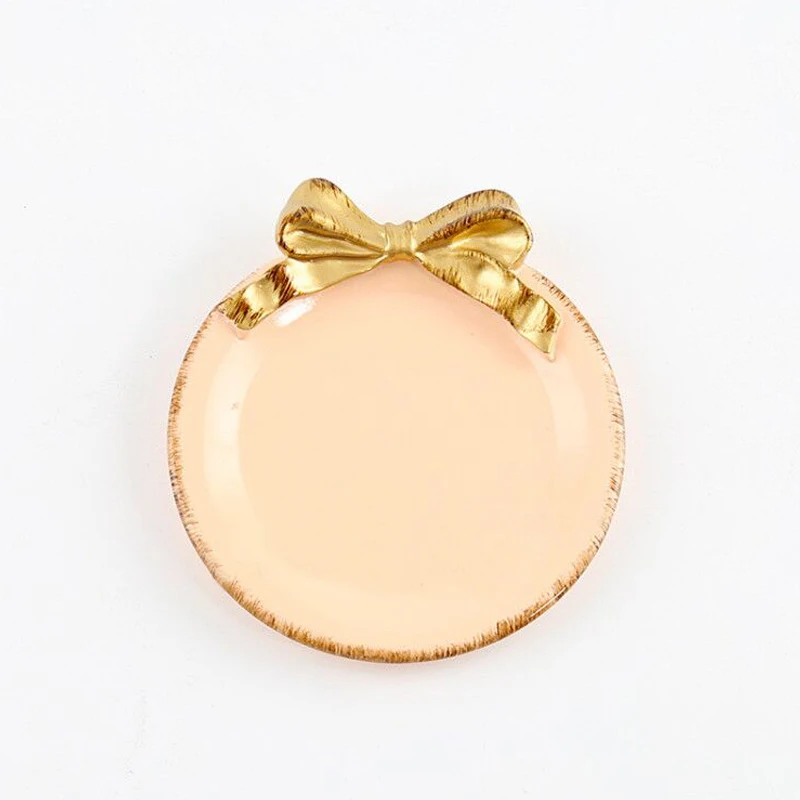 Лотки для хранения тортов с круглым бантом в скандинавском стиле органайзер