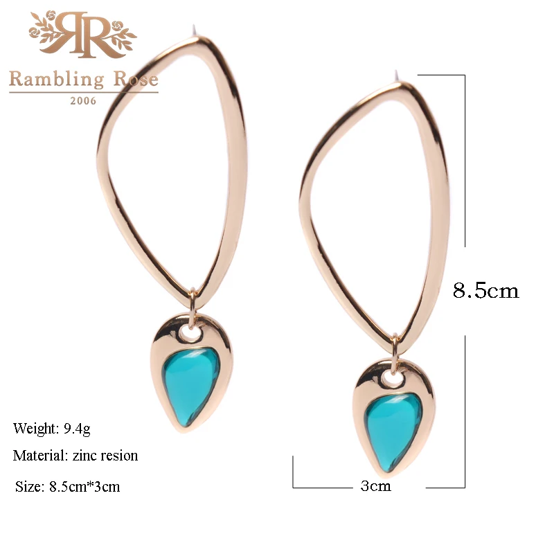 Женские Зеленые Серьги ZA из смолы женские акриловые серьги модные ювелирные