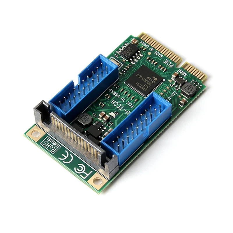 Мини PCI Express USB 3 0 адаптер Mini PCI-E к 4 порту расширения мини PCIe USB3.0 конвертер |