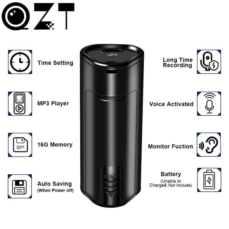 Мини 16 ГБ Цифровой Диктофон профессиональный USB аудио рекордер ручка супер