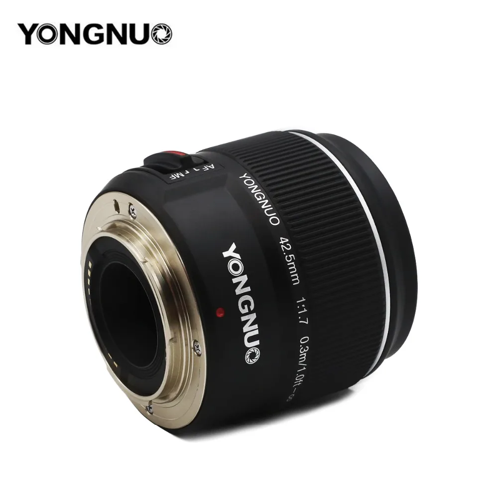 Yongnuo YN42.5mm F1.7 Macro 4/3 System Interface Large Aperture AF/MF Autofocus Standard Fixed Focus Lens Easily Blur Background