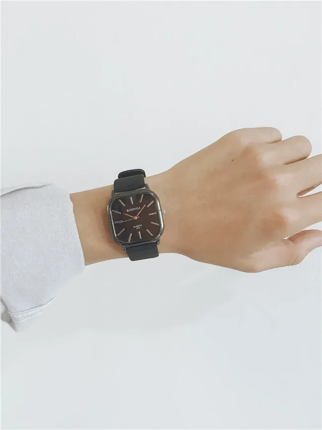 

Cool Men Square Watch Army Military Clock Luxury Leather Strap Waterproof Business Mens Clock Quartz Wrist Watches Reloj Hombre