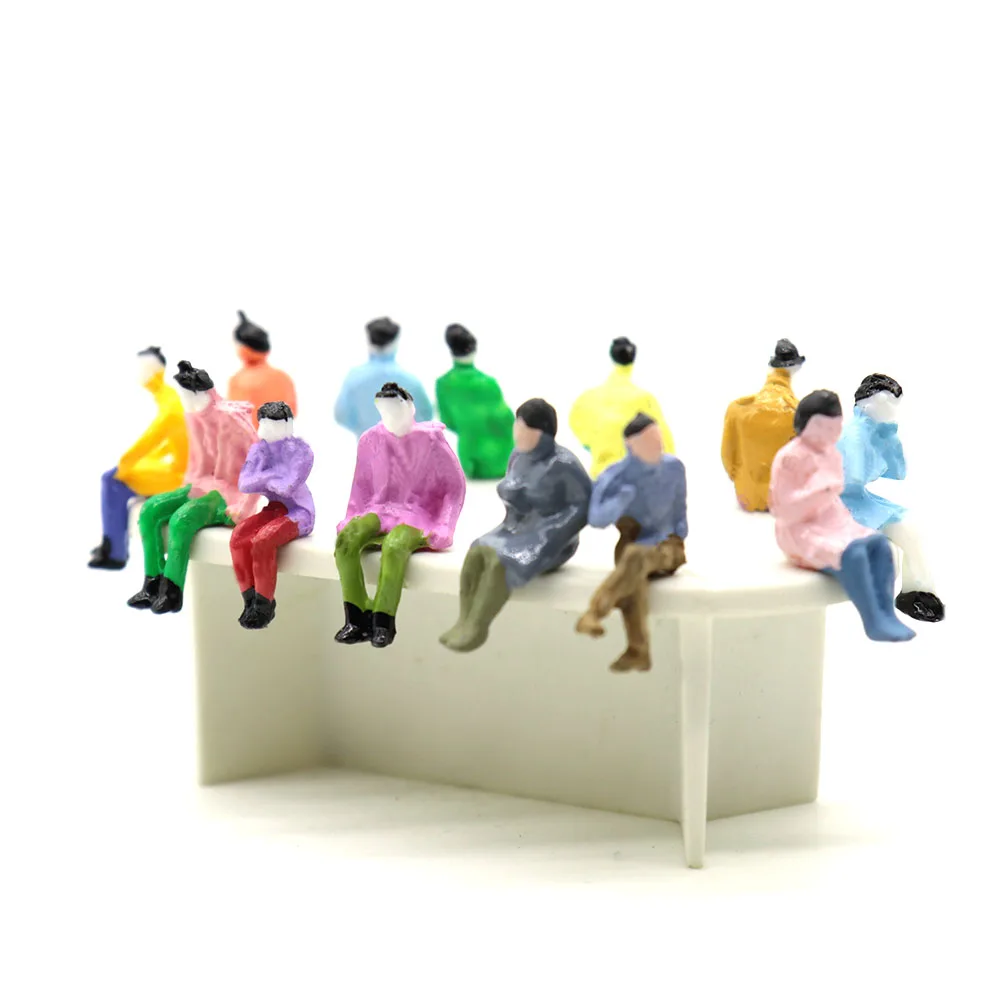 1:87 миниатюрные фигурки масштаб в стиле Хо Диона Окрашенные люди сделай сам песок