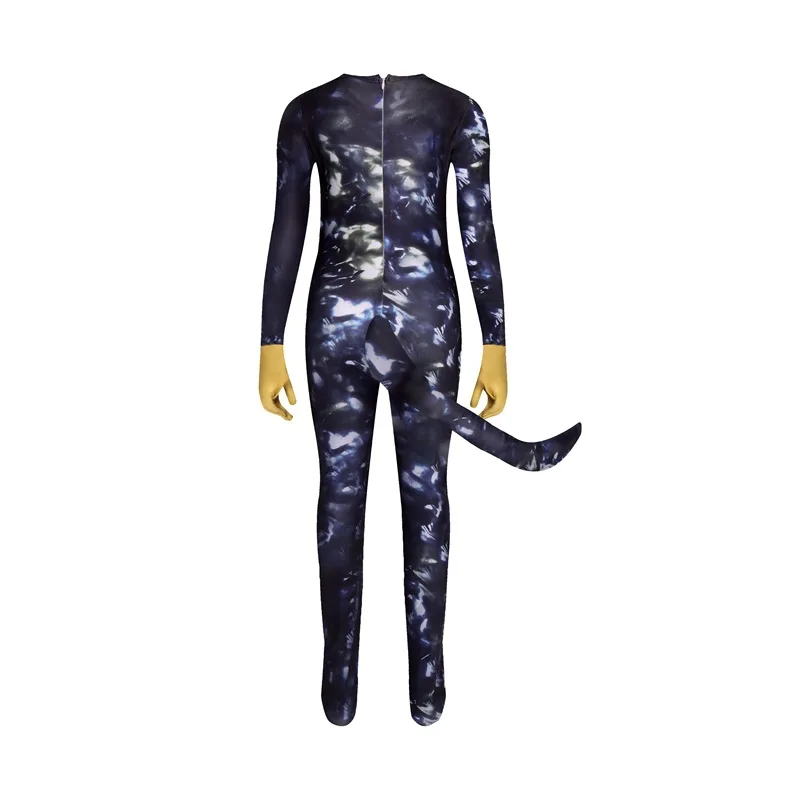 Детские костюмы на Хэллоуин аниме гимнастические чернильные машины косплей боди