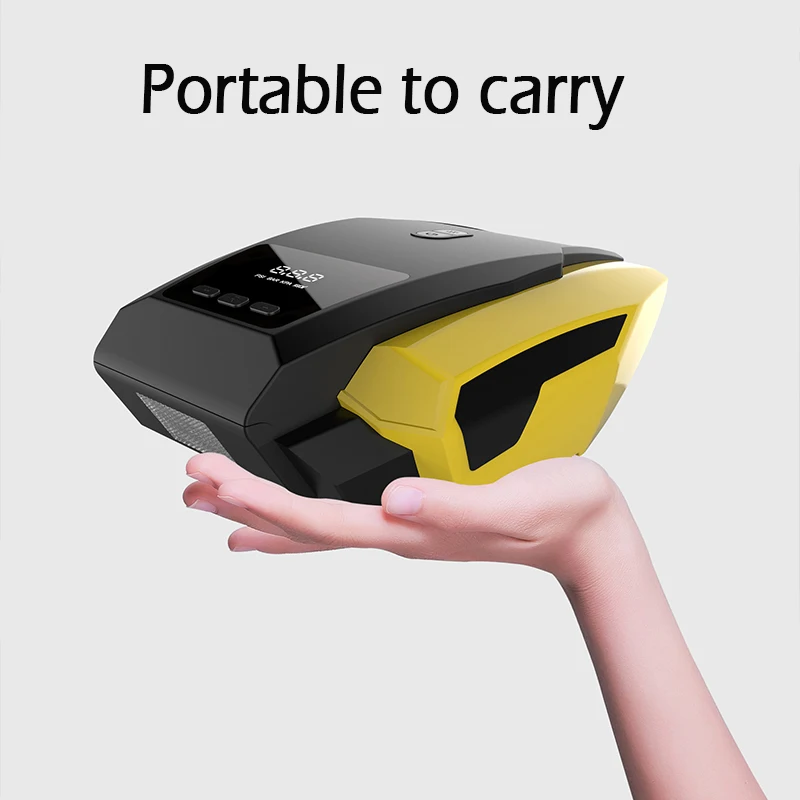 Barato Compresor De Aire Eléctrico Portátil Para Coche, Bomba Infladora De 12V De Neumáticos Con Cable De Alimentación Extendido De 2.8m De Largo, Enchufe De Encendedor De Cigarrillos