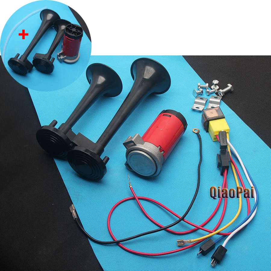 Universal Car Air Horn Compressor Auto Siren Loud Speaker 12V Truck Vehicle for Toyota RAV4 Corolla Camry Vios REIZ | Автомобили и