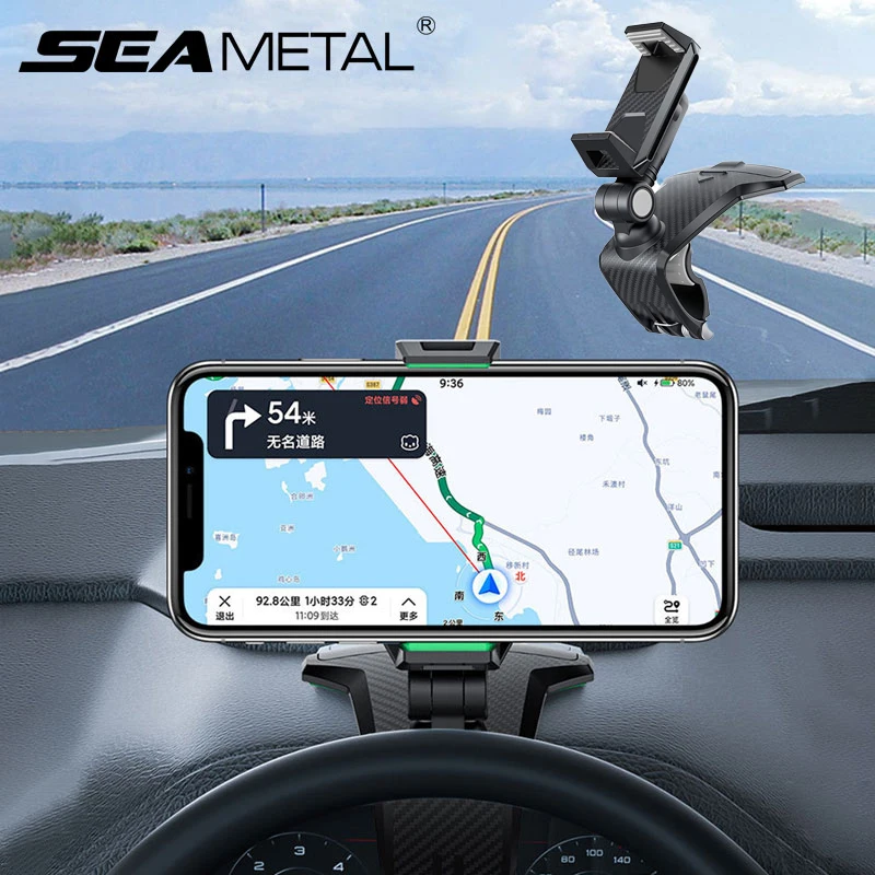 

Универсальный автомобильный держатель для телефона с креплением на приборную панель, легко устанавливаемая Подставка для GPS-дисплея, с ном...