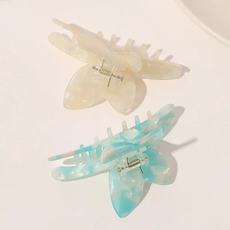 

Acrylic Butterfly Shaped Hair Clips Crab WomenKorean Barrettes Geometric Hair Claws Sweet Fairy Hairpin Butterfly Hair Clip Hot
